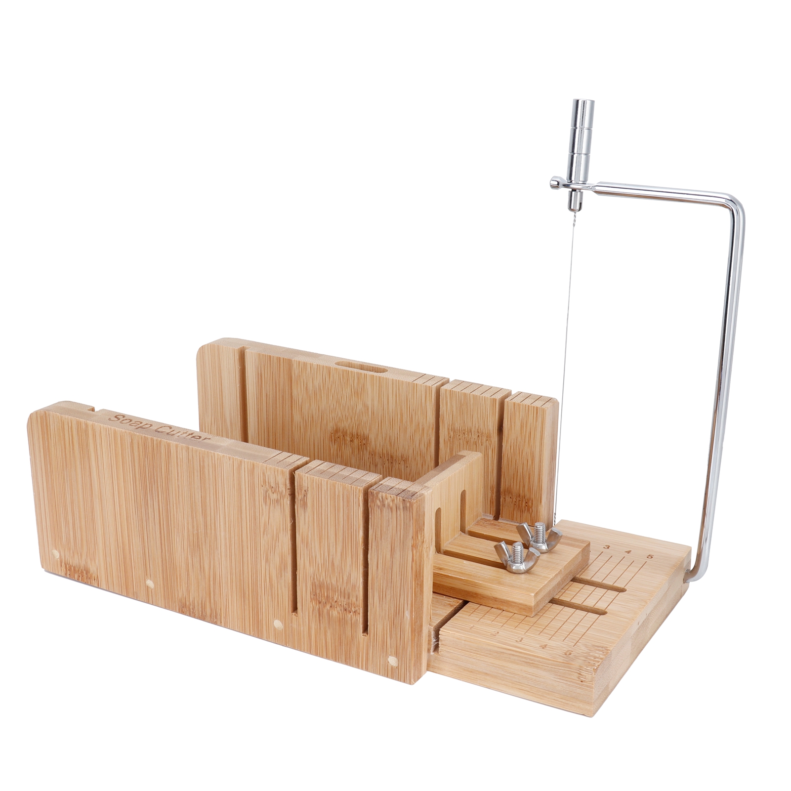Verstellbare Bambus-brotform Und Seifenausstecher-set, Diy-werkzeug, Seifenausstecher
