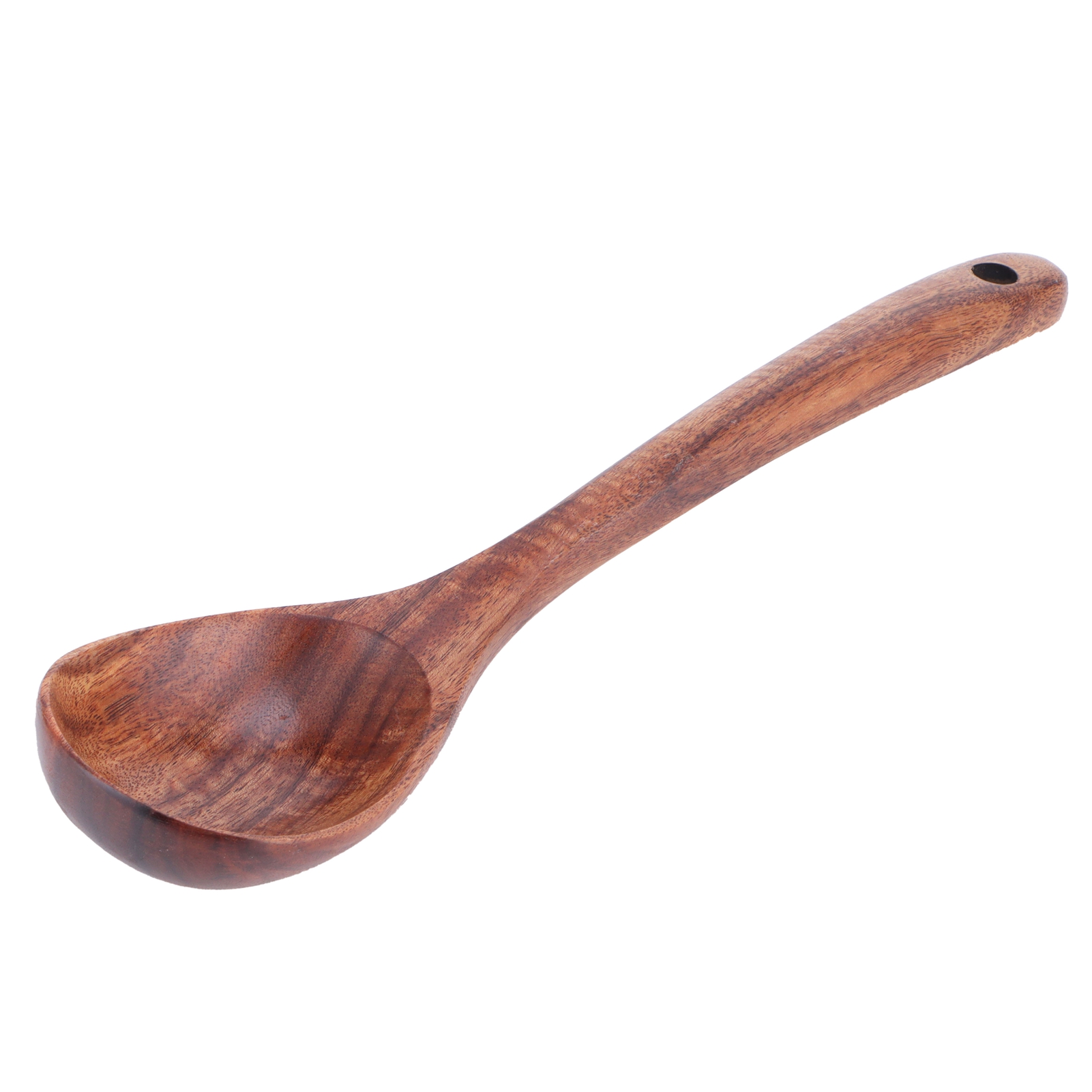 Teak-suppenlöffel, Langer Griff, Lebensmittelecht, Für Zuhause, Restaurant, Hotel.
