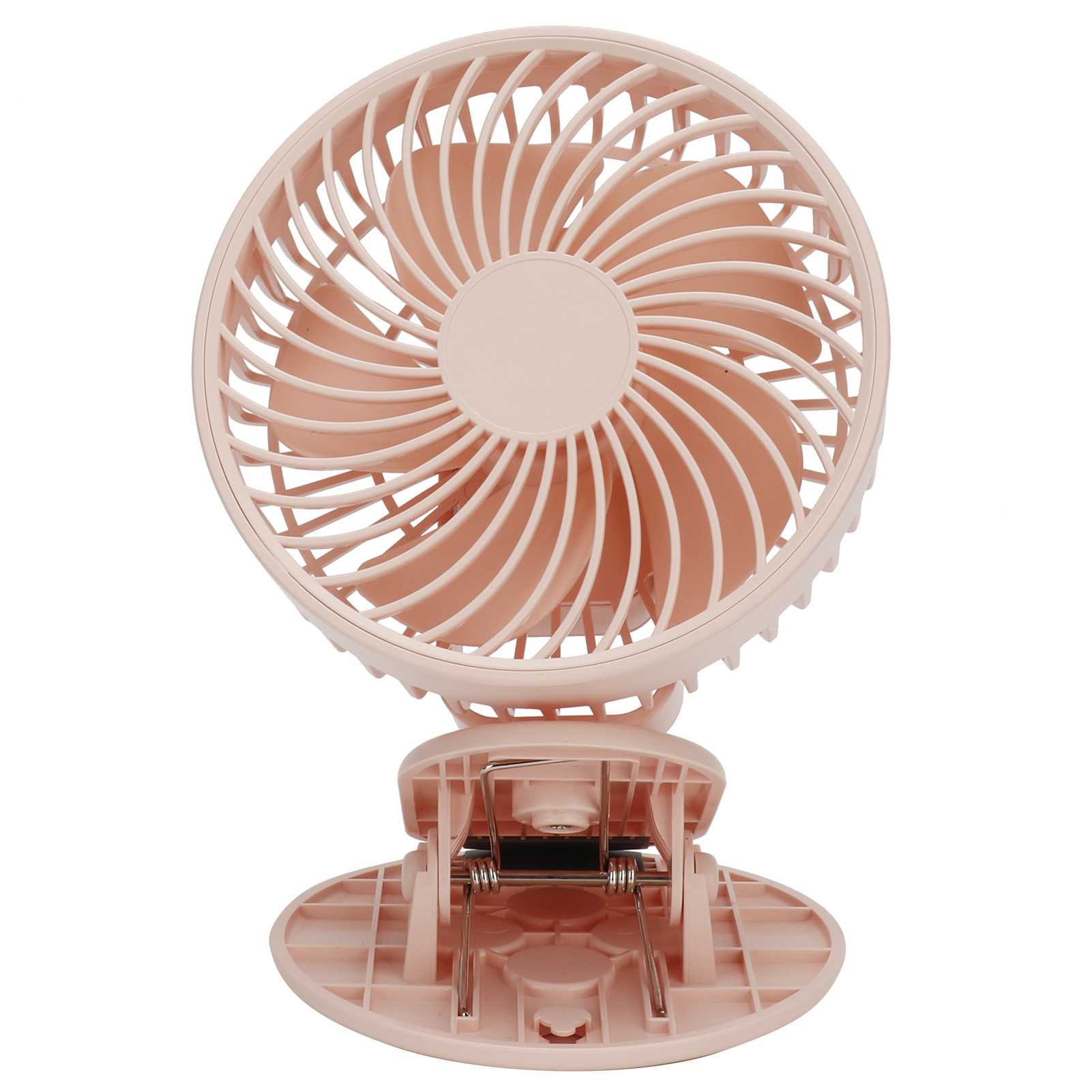 Tragbarer Tischventilator Mit Clip, 3 Geschwindigkeitsstufen, Mini-tischventilator In Rosa Für Zuhause, Büro Und Schlafzimmer