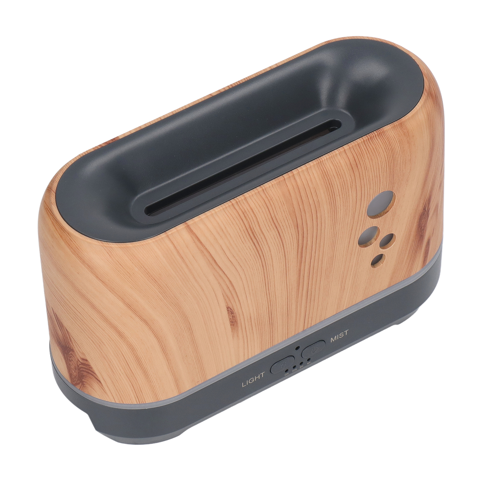 Geräuschloser 200-ml-aroma-diffusor Mit Nachtlichtflamme, Aromatherapie-nebeldiffusor Für Zuhause, Eu-stecker 100–240 V