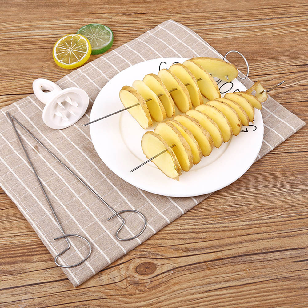 Manueller Kartoffelschneider Aus Edelstahl Und Kunststoff, Spiralförmige Kartoffelreibe, Diy-spiralwerkzeug