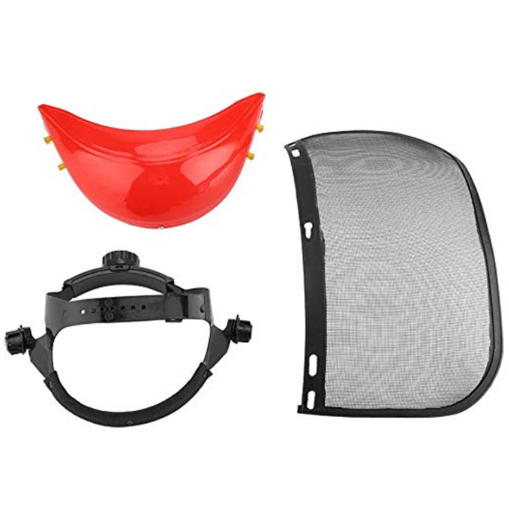 Schutzhelm Mit Vollnetzvisier Für Freischneider, Forstschutz, Geräuschdämpfender Helm Für Rasenmäher