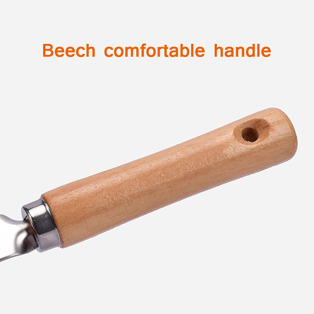 Unkrautstecher Aus Edelstahl, Unkrautzange Mit Langen Zinken, Ergonomischer Griff, Gartengabel