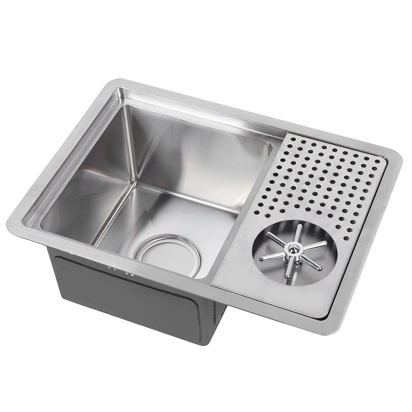 Professioneller 304 Edelstahl-gläserabtropfer Für Die Bar, Glasreiniger Mit Zapfhahn, 8-teiliges Set.