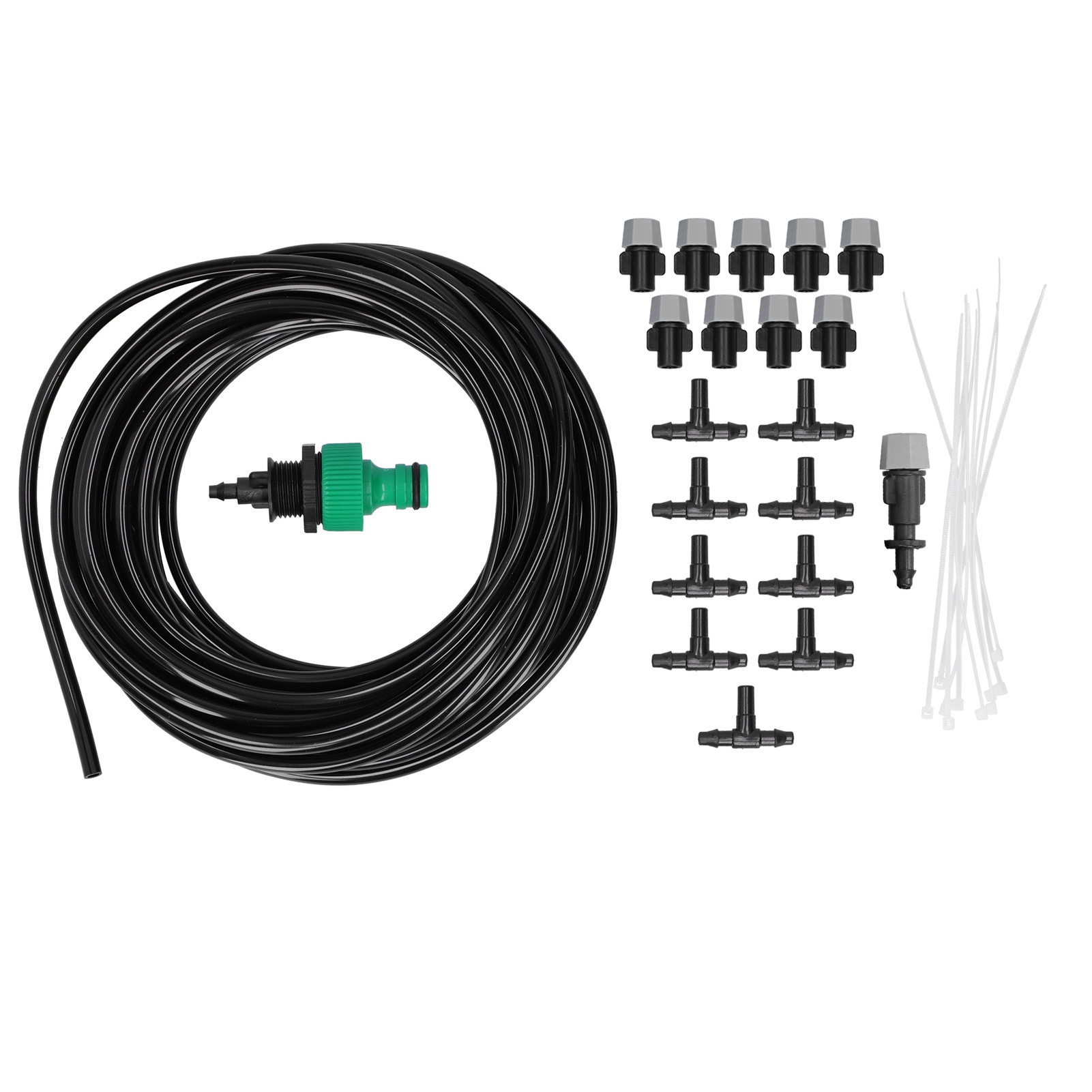 Automatisches Garten-sprühsystem, Kühlung, Bewässerungsdüsen Und Mikro-bewässerungsschläuche.