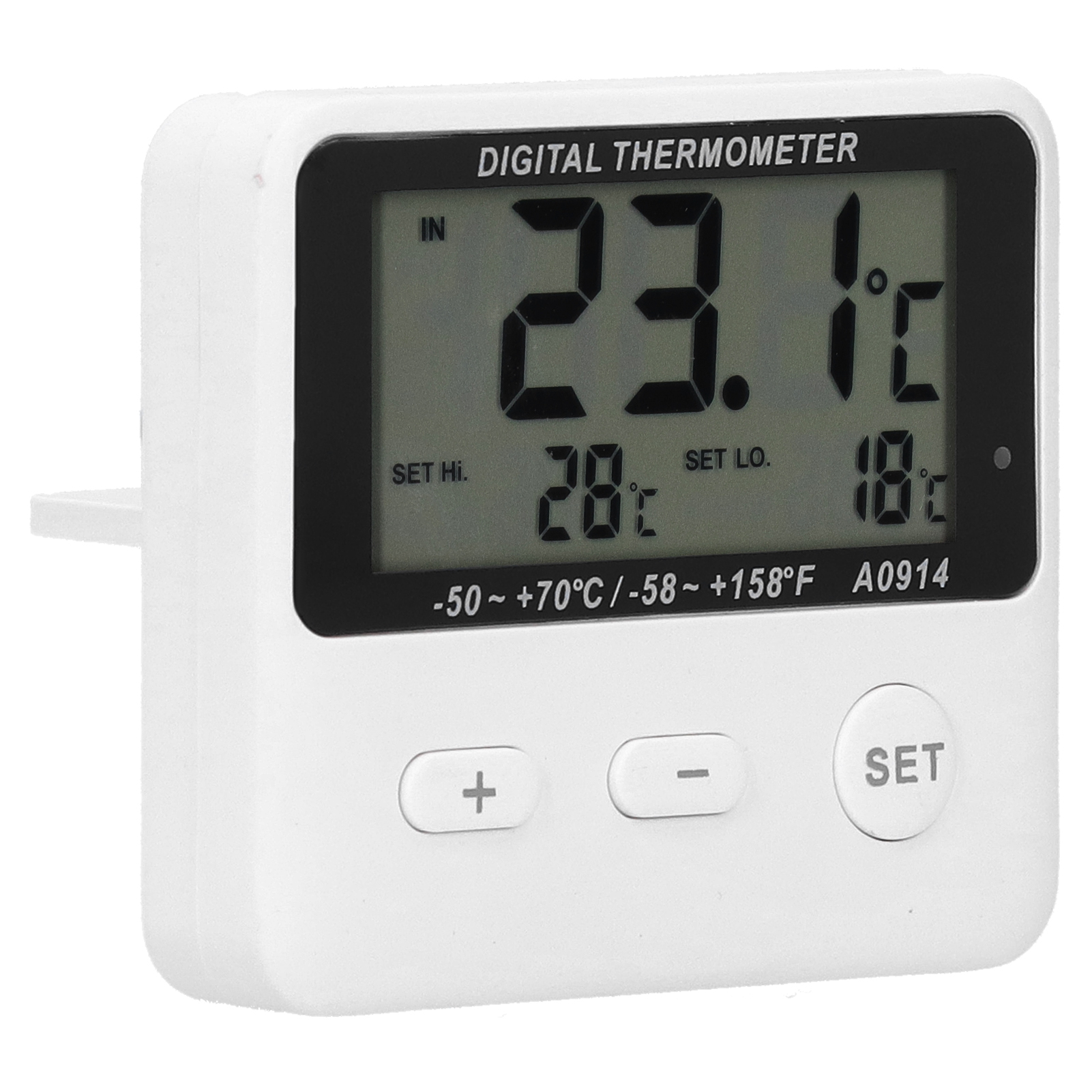 Alarmthermometer Für Kühlschränke, Universelle Temperaturmessung Im Innen- Und Außenbereich Mit Sonde