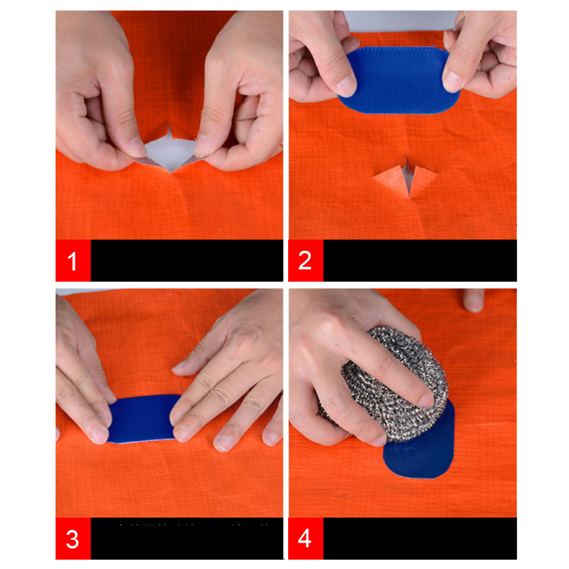 Pvc-reparaturband Für Planen, Wasserdichtes Und Auslaufsicheres Band, 45 Blaue Rollen