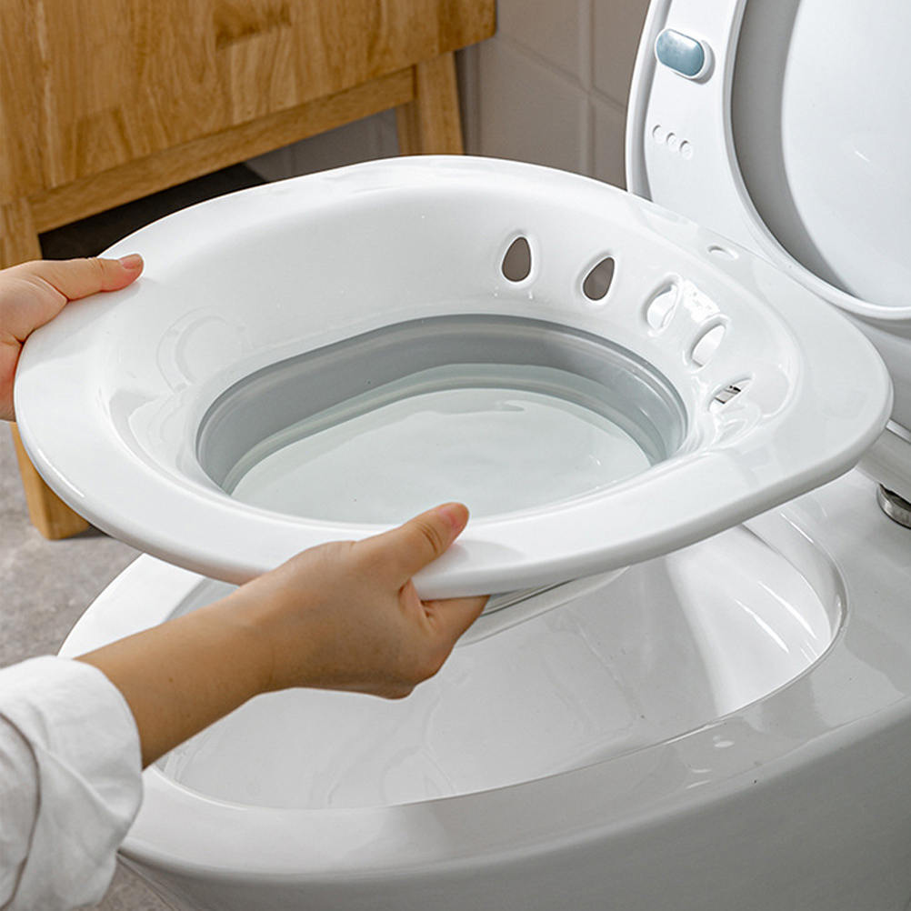 Faltbare Badewanne Für Frauen, Sitzbad Für Den Dammbereich, Beckenbodenbad Mit Duschfunktion, Schwangerschaftsbadewanne Für Analspülungen