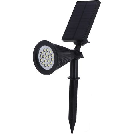 Solarbetriebene Led-gartenleuchten Mit 18 Leds, Erdspießleuchten Für Park, Garten Und Terrasse, Farbenfrohe Beleuchtung