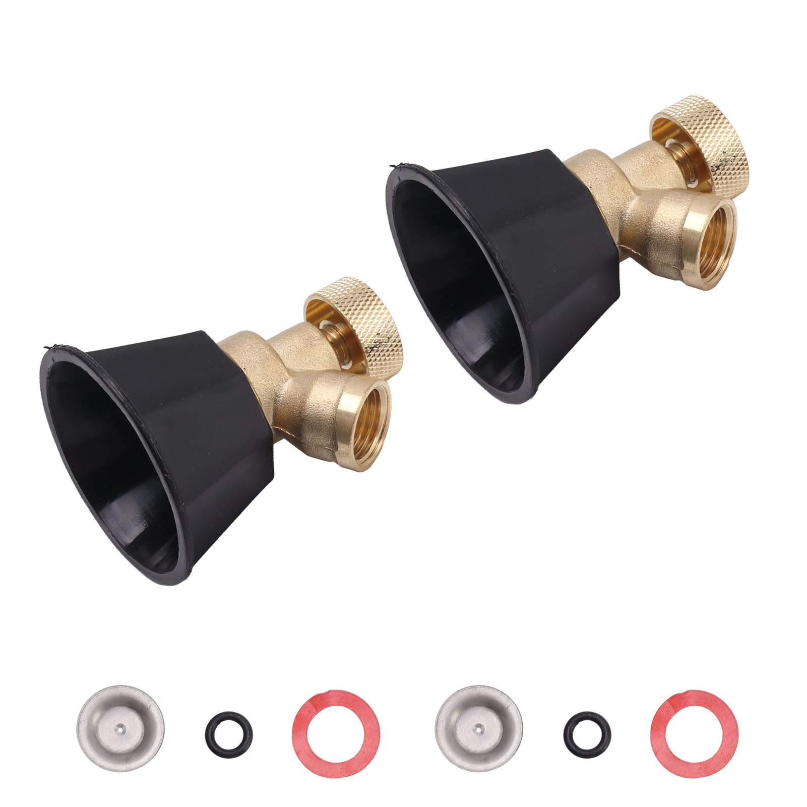 2 Verstellbare Sprühdüsen Aus Kupfer Und Kunststoff Für Feinen Und Groben Sprühnebel, Wasserzerstäuber Zum Bewässern.