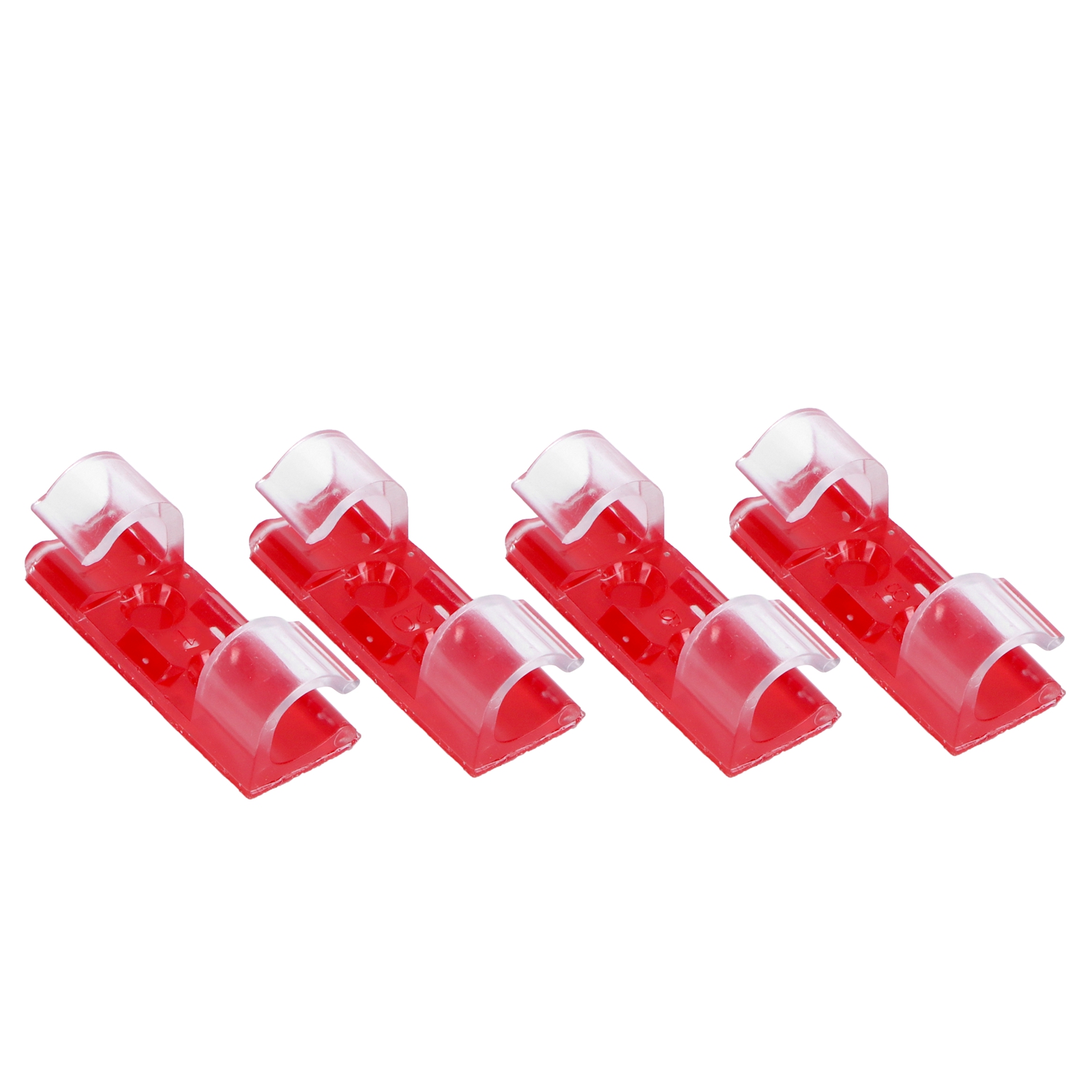 Packung Mit 20 Transparenten, Selbstklebenden Kabelclips, Kabelbindern, Schreibtisch-organizern Und Kabelbindern