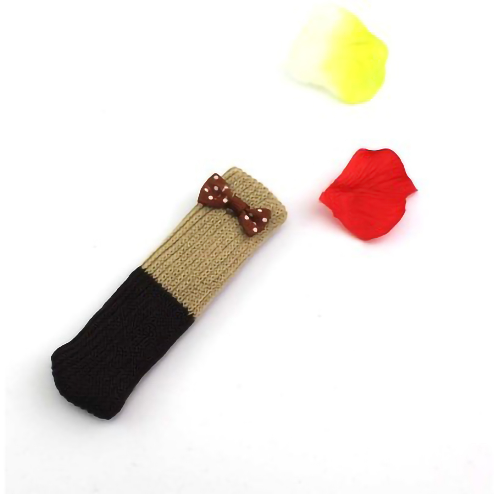 Tischbeinsocken, Dick Doppelt Gestrickt, Geräuscharme Bodenschoner Für Möbel, Strapazierfähig, 4er-set Mit Schleife