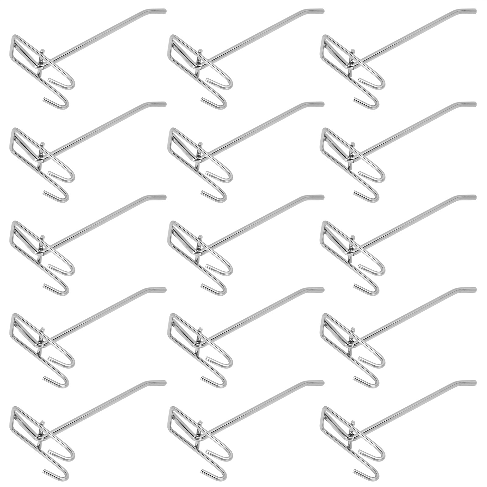 Set Mit 30 Metallhaken Für Drahtregale, Schmuckaufbewahrungshaken, 3,5 Mm Dick, 15 Cm Lang