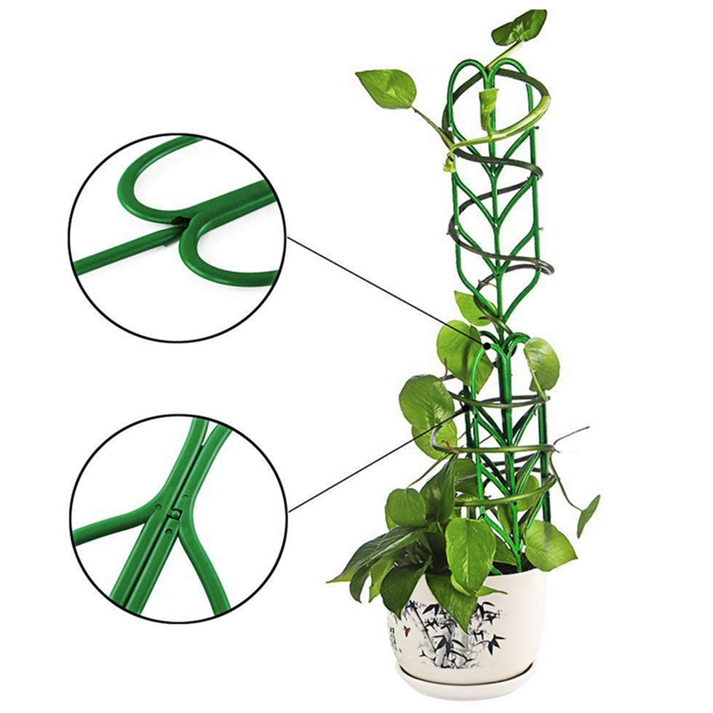 Gartenspalier Für Kletterpflanzen, Selbstgemachte Kunststoffstütze Für Blumentöpfe