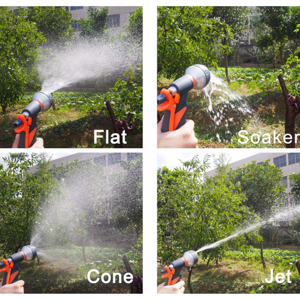 Hochdruck-wasserlanze, 8-stufig Verstellbare Handpistole Für Garten, Autowäsche Und Tierbad.