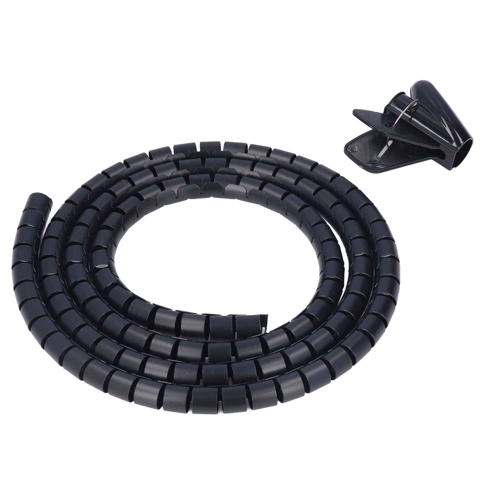 Spiralkabelschlauch, 20 Mm Durchmesser, 1,5 M Kabeltrommel, Kabelmanagementsystem Für Homeoffice, Pc, Fernseher, Dvd-player