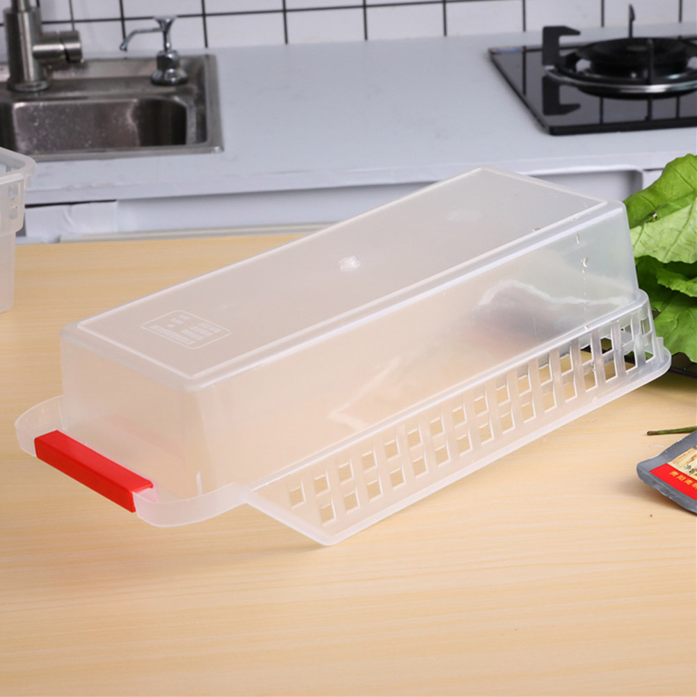 Set Mit 2 Aufbewahrungsboxen Für Den Kühlschrank, Großes Fassungsvermögen, Gefrierschrank-organizer, Lebensmittelaufbewahrungskorb, Platzsparend.