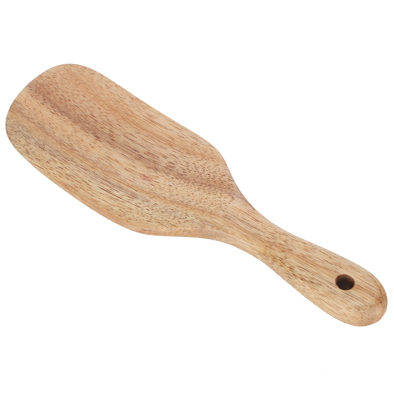 Flacher Teakholzspatel, Lebensmittelechtes Küchenutensil Aus Holz Für Die Heimische Küche (20,5 X 6 Cm)