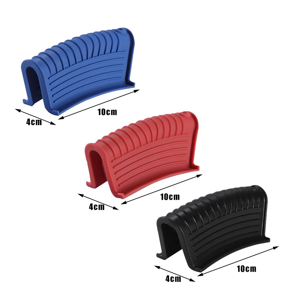Set Mit 4 Silikon-topflappen Für Topfgriffe Und Zusätzliche Topfstützen, Rutschfeste Abdeckungen Für Küchenutensilien