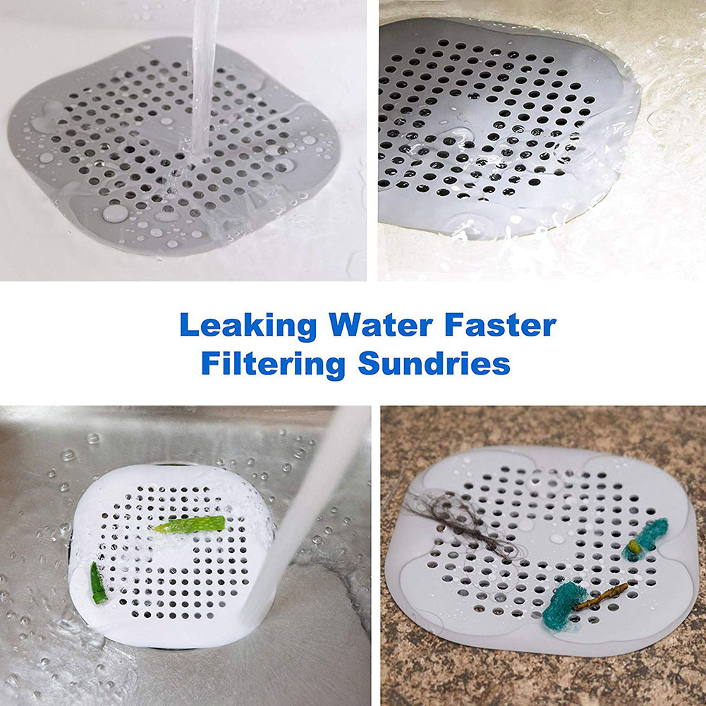 Haarstopper Für Duschabflüsse Mit Saugnapf, Abflussabdeckung Für Badewanne, Küche Und Badezimmer