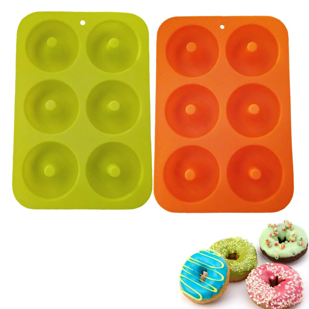 2-teilige Silikon-donutform, Antihaftbeschichtete Backform Für Donuts