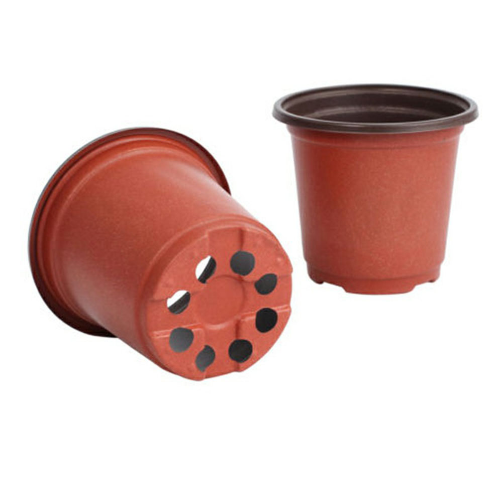 100 Kunststofftöpfe Für Pflanzen Und Blumen, Anzuchttöpfe, Setzlinge, Garten