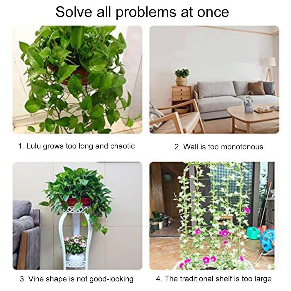 50 Pflanzenclips Für Kletterpflanzen, Klebeclips Für Wände Und Ranken, Selbstklebende Gartenstützen