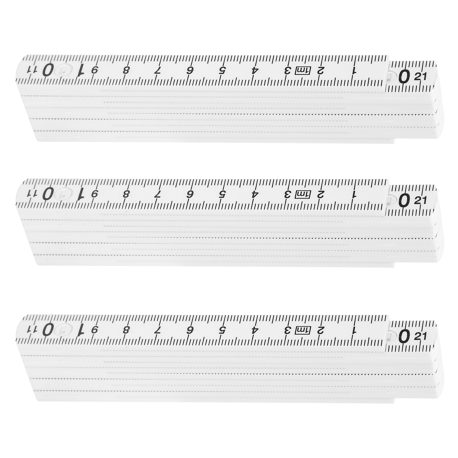 Set Mit 3 Verstellbaren, Klappbaren Linealen Für Längenmessungen, Heimwerkerarbeiten, Fliesenlegen Und Holzbearbeitung