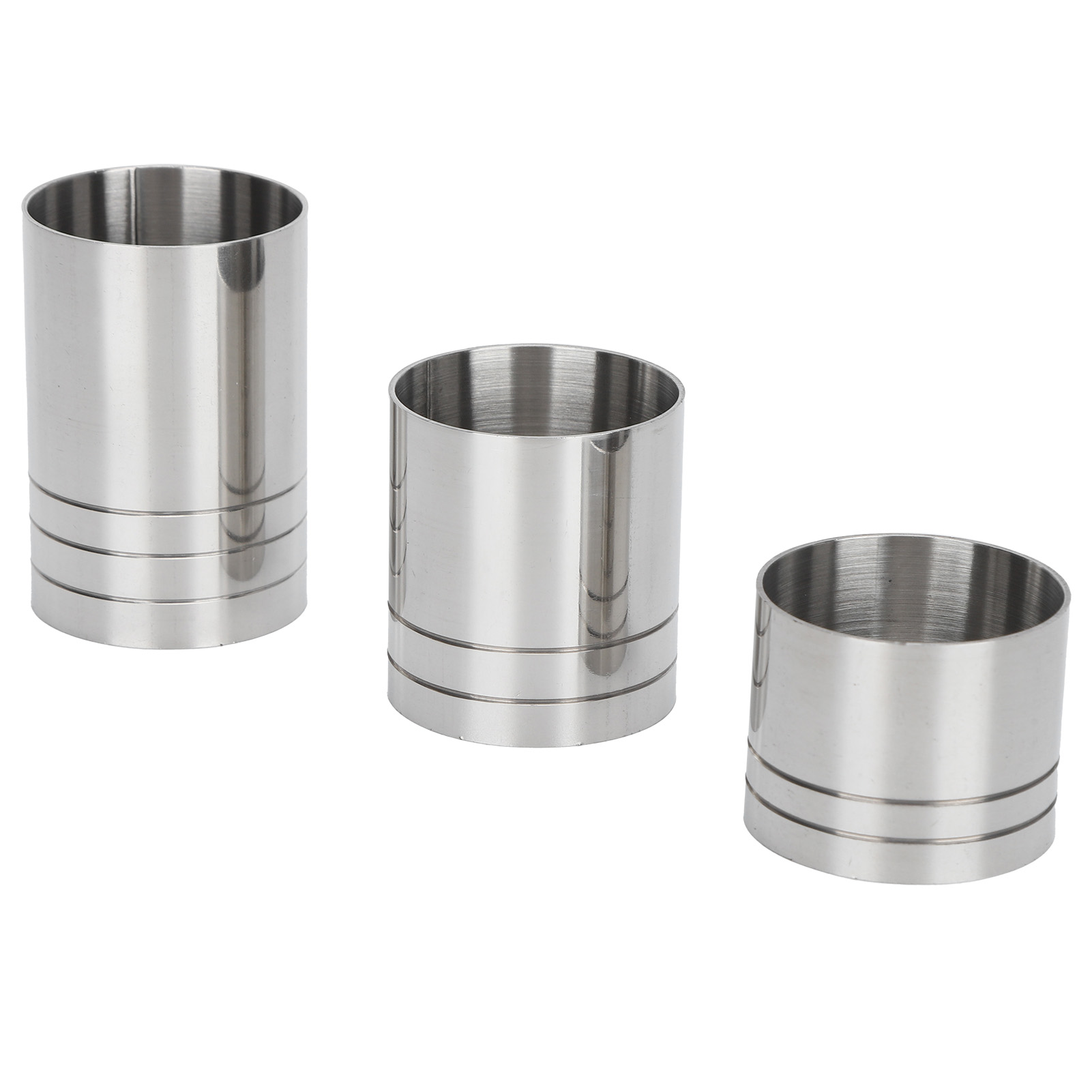 Cocktail-messbecher-set 25ml 35ml 50ml, Alkoholmessglas, Barkeeper-werkzeug Aus Edelstahl, Professioneller Jiggerbecher.