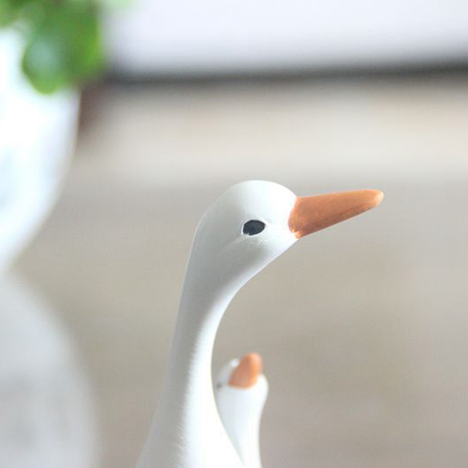 Set Aus 2 Entenfiguren Aus Kunstharz, Mutter Und Küken, Kreative Tischdekoration Für Wohnzimmer, Zuhause, Kleines Modell, Geschenk.