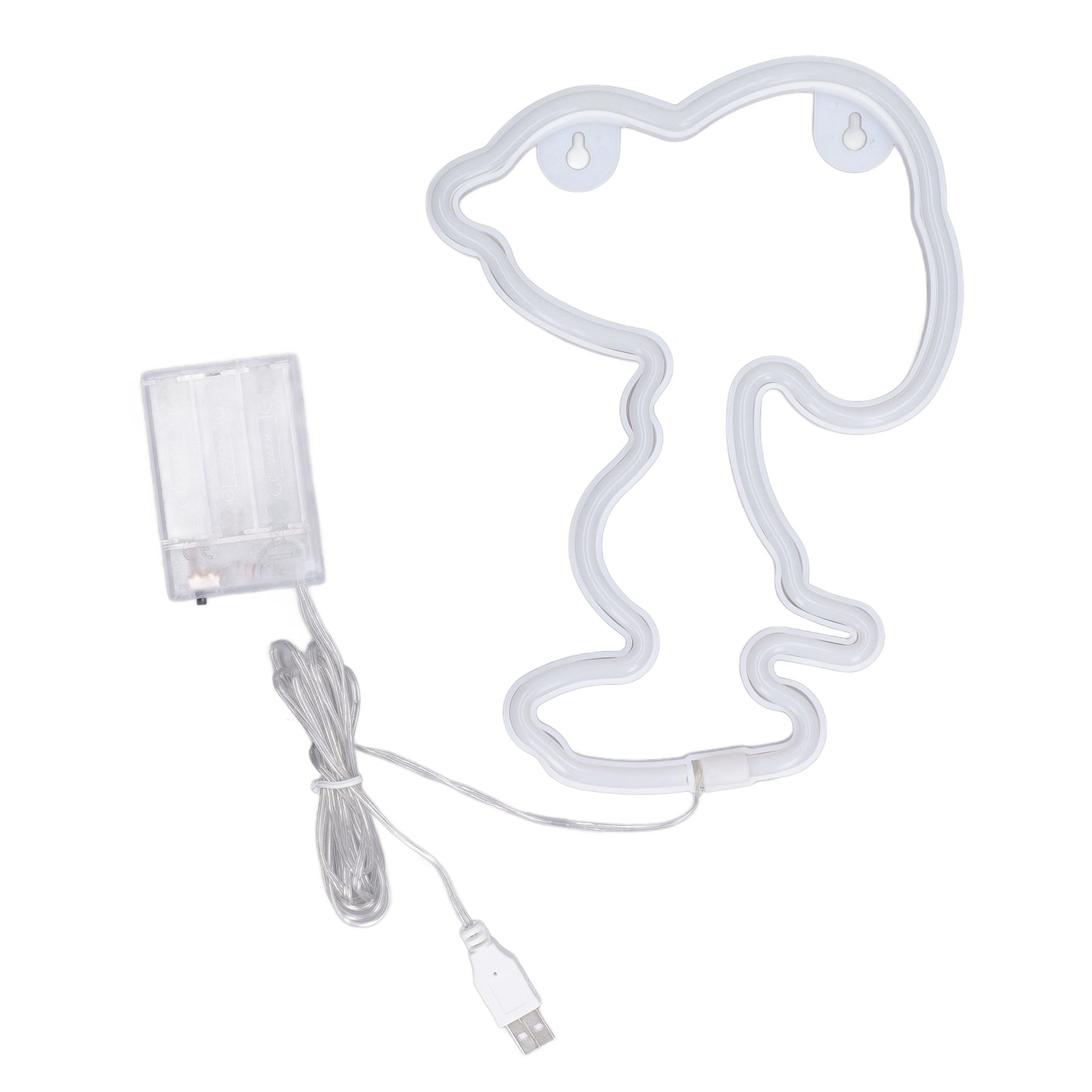 Led-neon-hunde-nachtlicht, Hundeform, Usb- Und Batteriebetrieben, Wanddekoration Für Den Innenbereich Für Partys, Geburtstage, Hochzeiten Und Bars