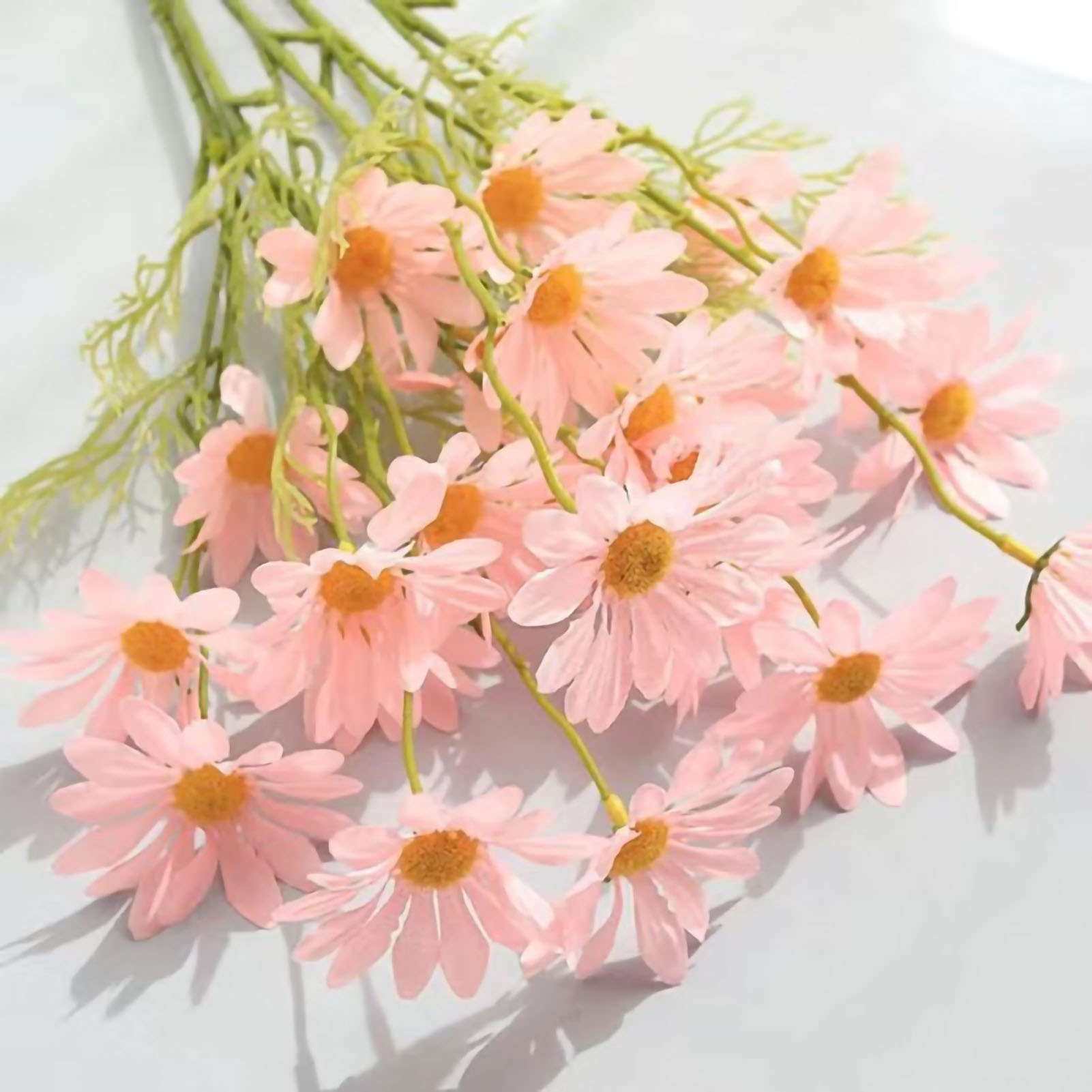 Strauß Künstlicher Rosa Gänseblümchen Zur Dekoration Von Wohnzimmer, Esszimmer, Schlafzimmer, Büro