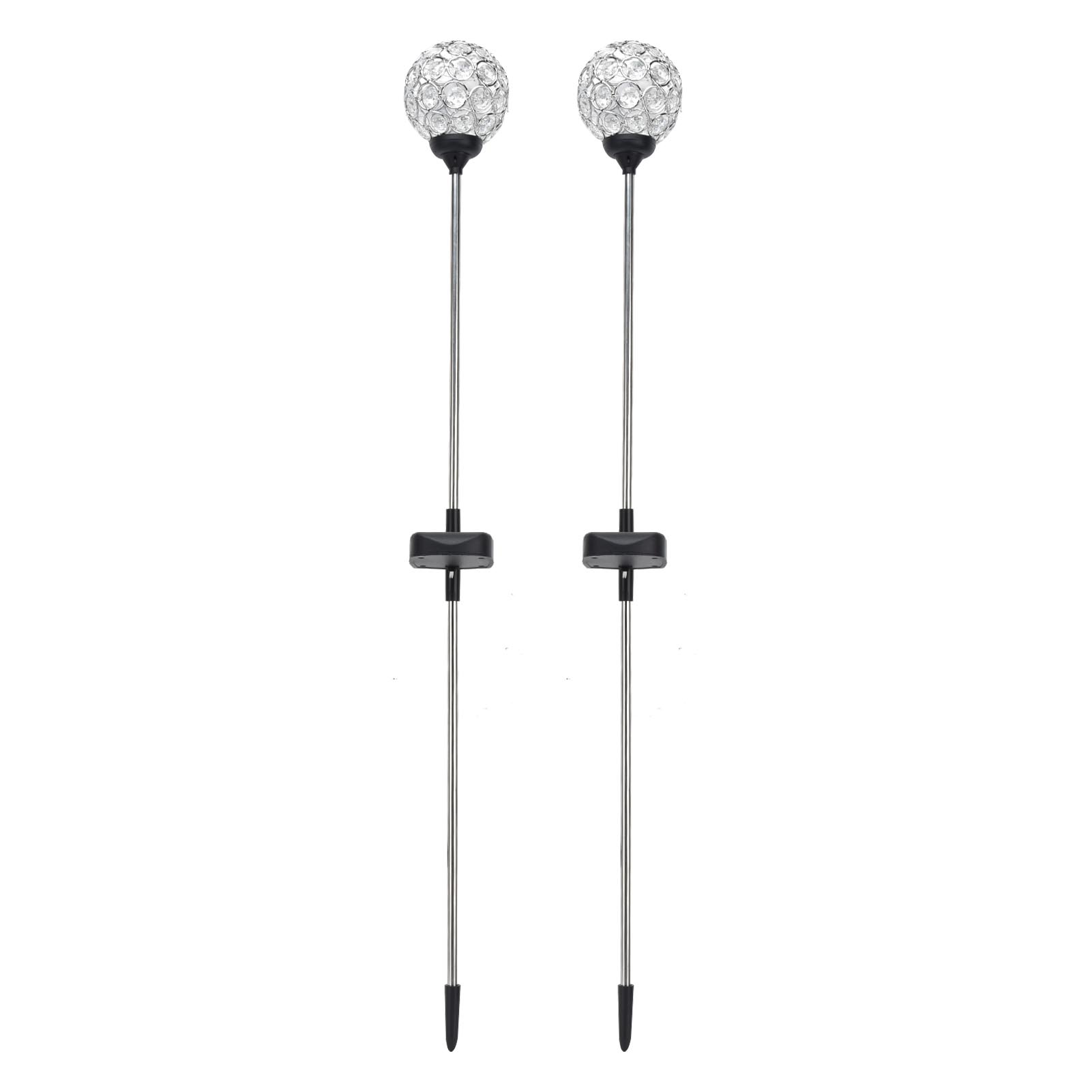 Solar-gartenleuchten, Led-kugelleuchten Mit Farbwechsel, Ip65 Wasserdicht, Für Einfahrt, Rasen, Hof Und Balkon