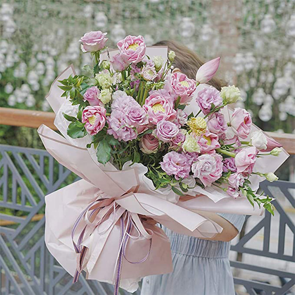 20 Blatt Wasserfestes Blumenpapier Für Blumensträuße, Frische Geschenkverpackungen, Geschenkpapier Mit Blumenmuster