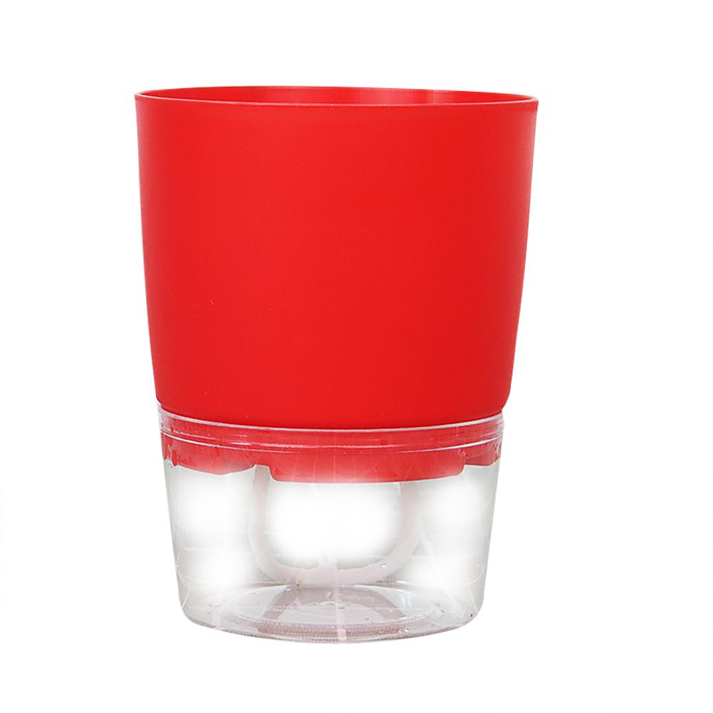 Doppelwandiger, Selbstbewässernder Blumentopf Mit Wasserreservoir Für Büro, Zuhause Und Garten.