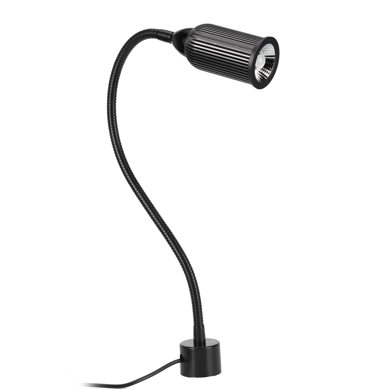 15-w-led-arbeitsleuchte Mit Flexiblem Schwanenhals Für Nähmaschinen, Werkzeuge Und Drehmaschinen, Magnetisch, Eu-stecker 110–220 V