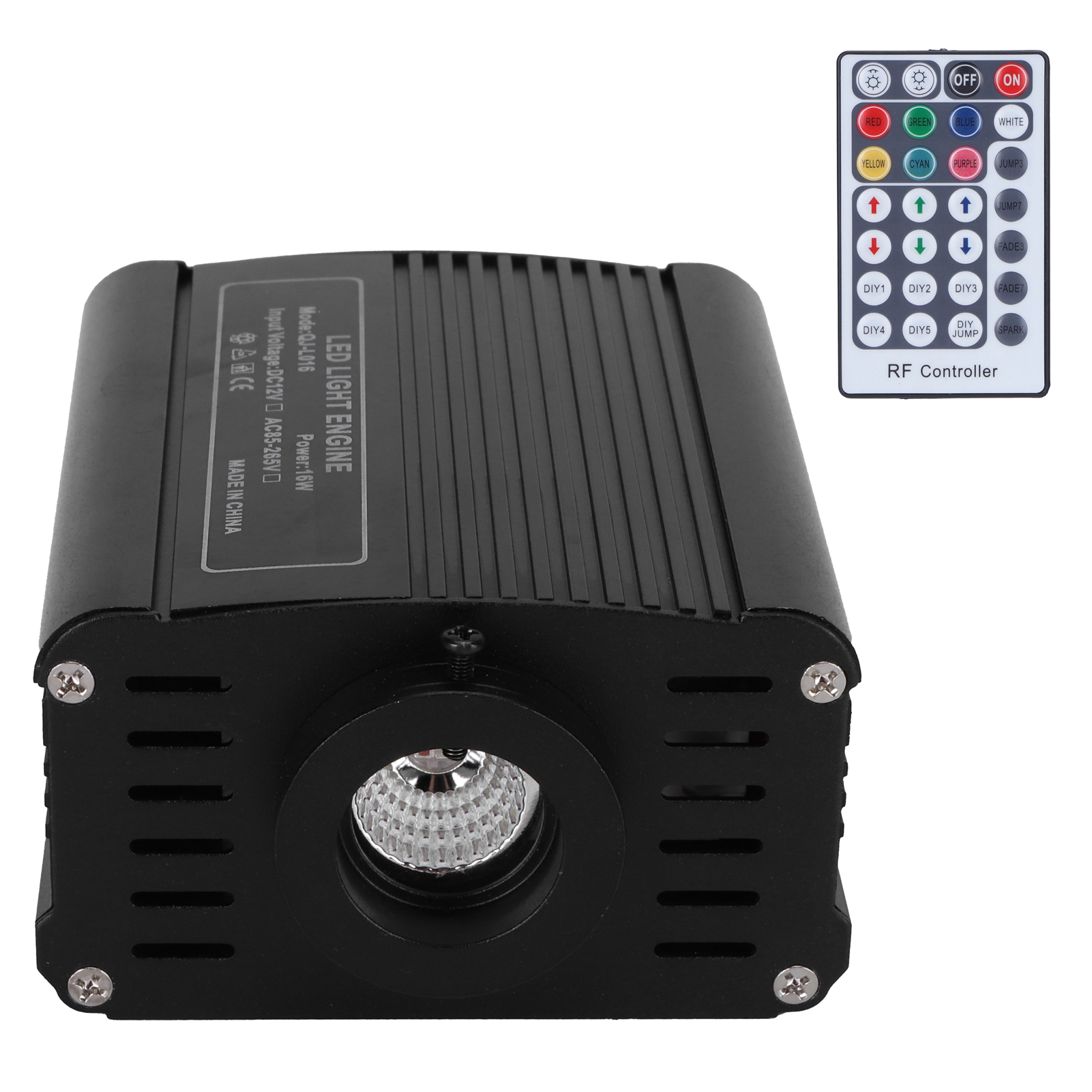 16w Rgbw Glasfaser-deckenleuchte Mit Fernbedienung (12v)