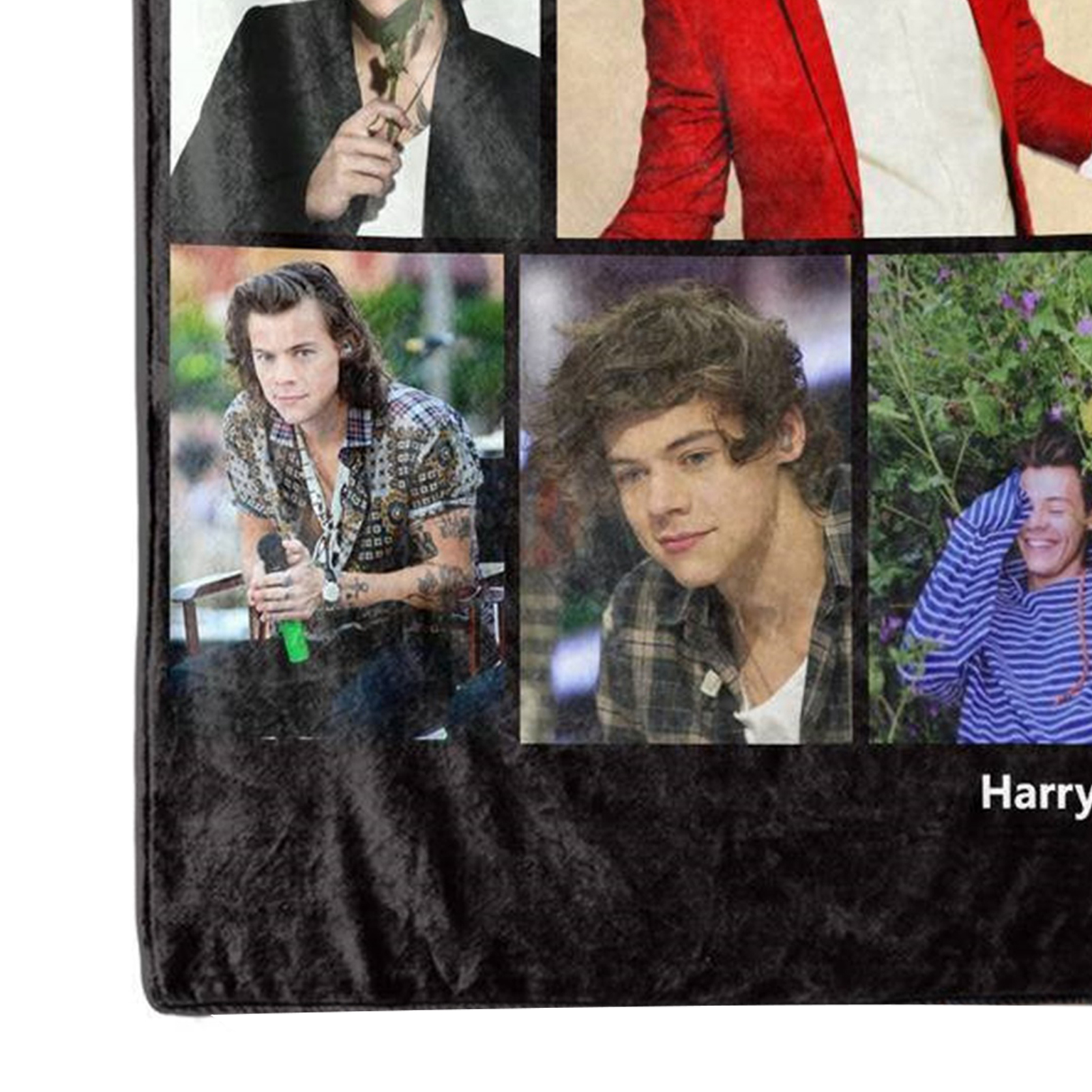 Harry Styles Bl602a-3 Sternförmiger Teppich 150x200cm, Hochwertige Dekodecke, Motiv Des Berühmten Sängers, Ideal Für Schlafzimmer Oder Wohnzimmer.