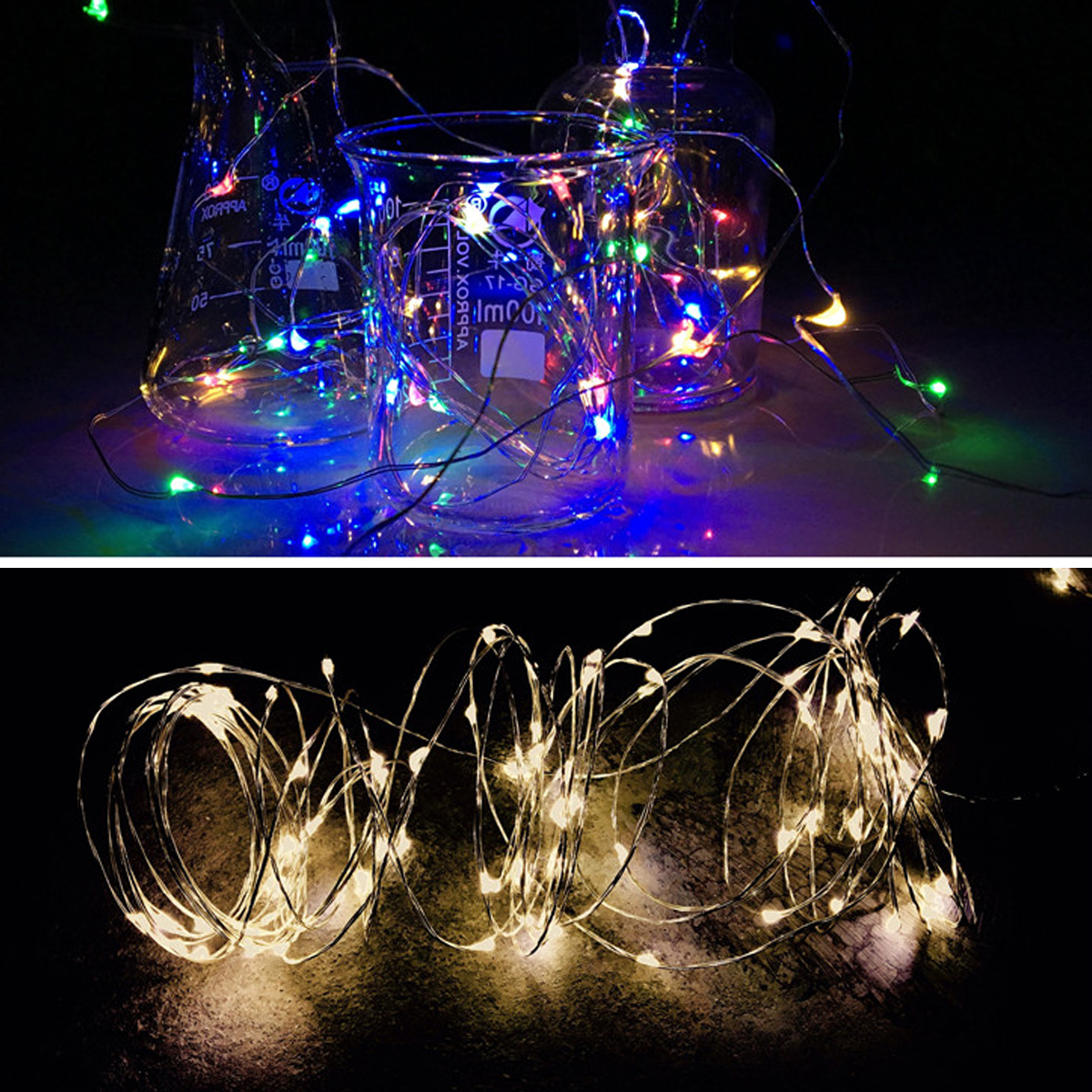 Solarbetriebene Lichterketten Für Den Außenbereich, Hochzeits- Und Partydekoration, Saisonale Lichterketten.