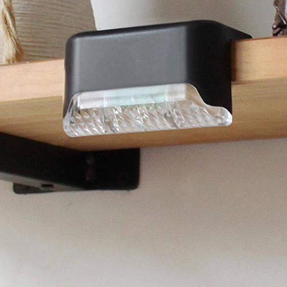 Solarbetriebene Treppenleuchten Für Den Außenbereich, Wasserdichte Weiße Led-beleuchtung Für Terrasse, Zaun, Hof, Patio, Treppen, Garten