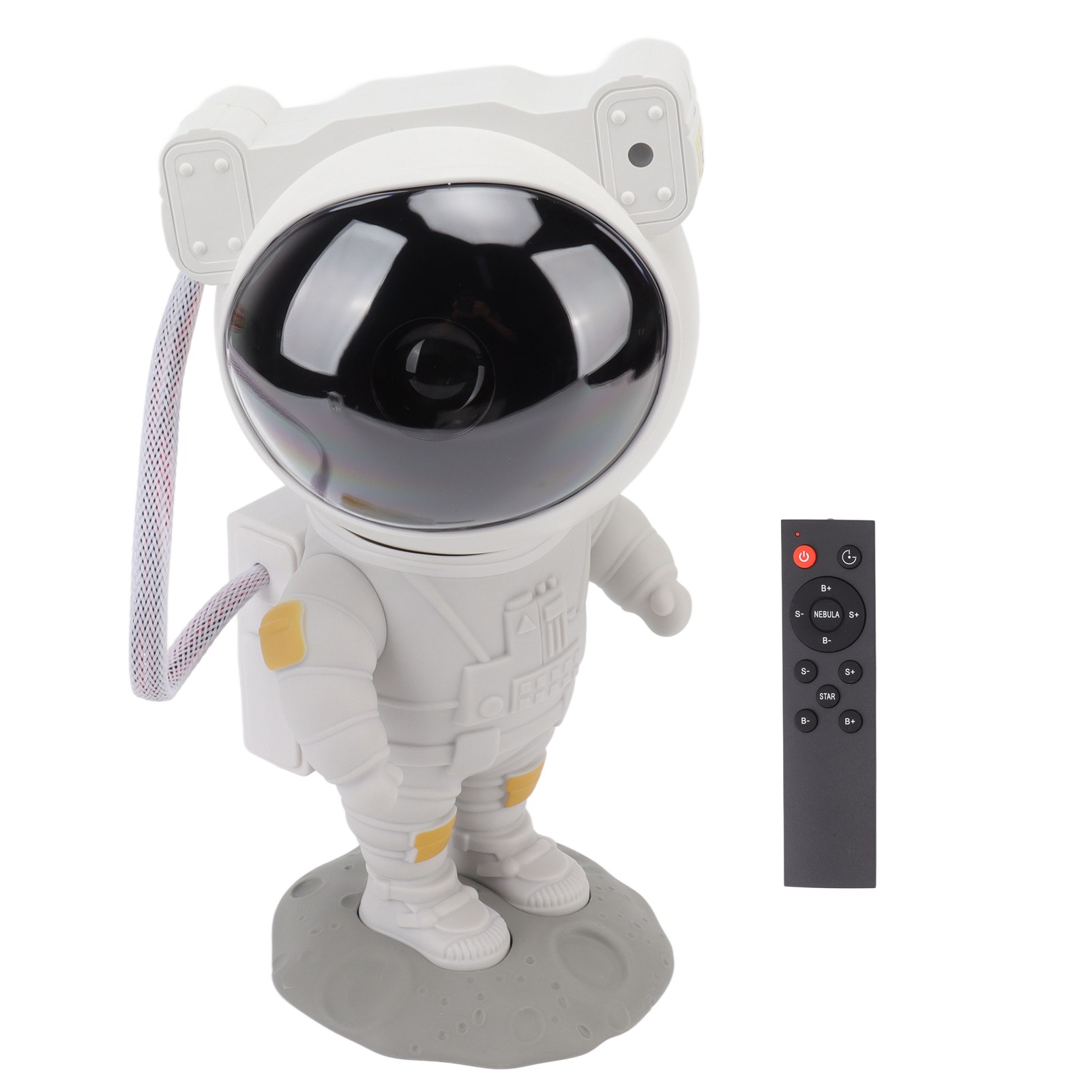 Astronauten-projektorlampe Mit Fernbedienung, Timer, Usb-aufladung, Stimmungsvolles Nachtlicht Fürs Schlafzimmer