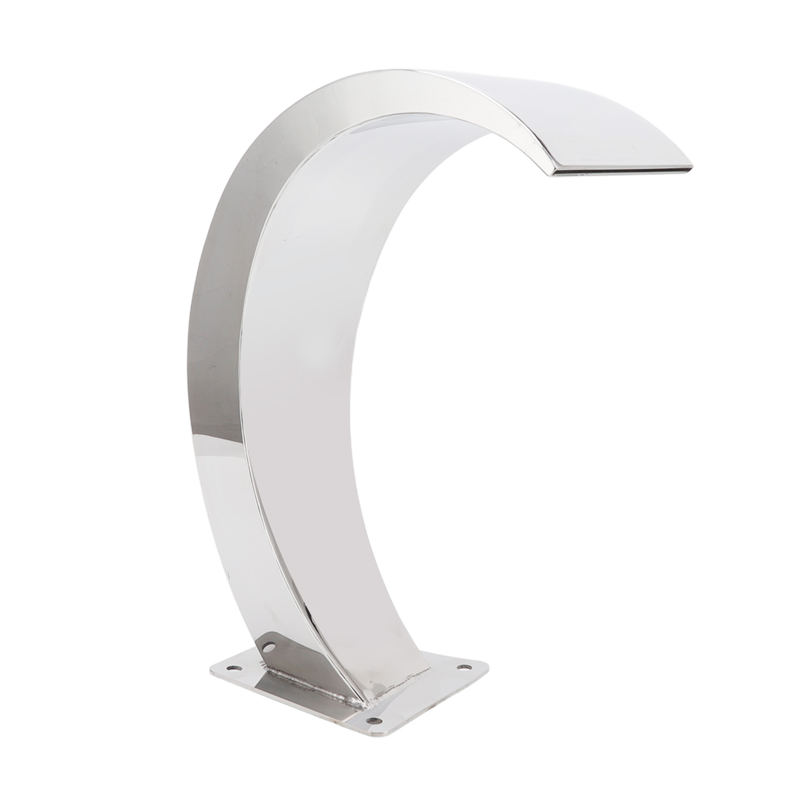 Wasserfallarmatur Aus Edelstahl 304 Für Schwimmbäder, Bogenförmiges Design, G1-innengewinde, Teichbrunnen