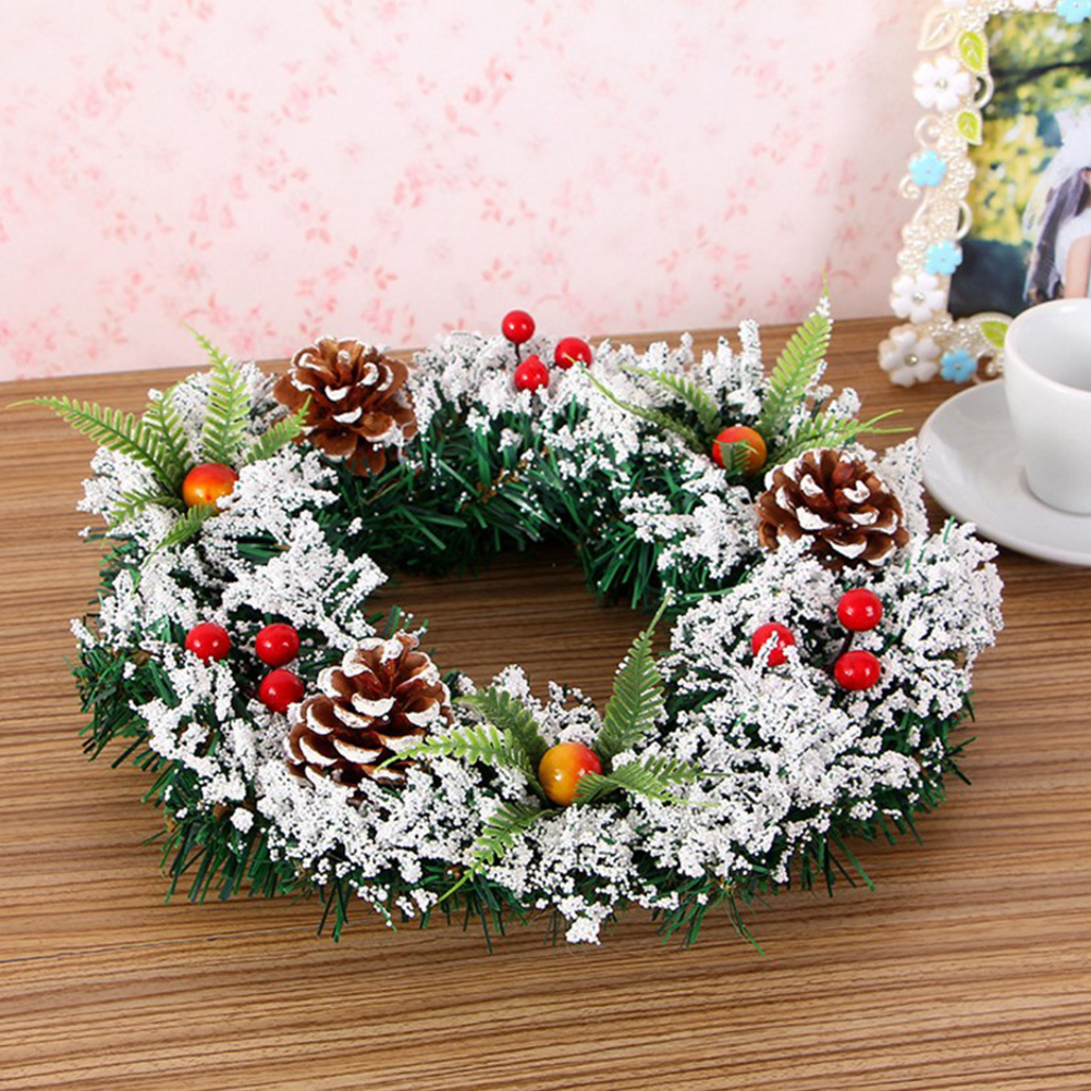 Künstlicher Weihnachtskranz 30 Cm, Weihnachtsgirlande Für Die Haustür, Hochzeitszeremonie