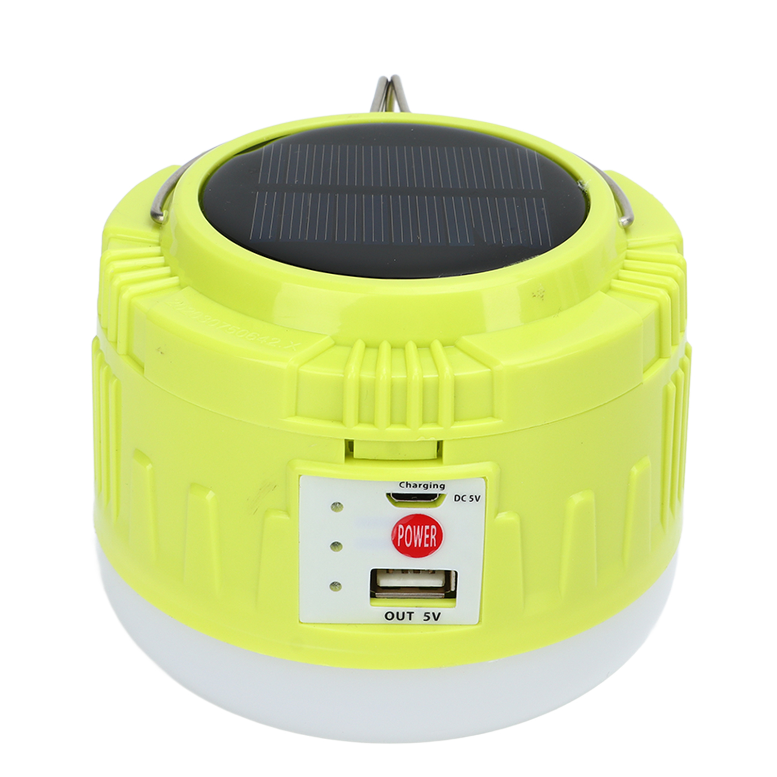 Wiederaufladbare Solar-led-lampe Für Camping, Zelt, Gelbe Laterne Mit Haken, Für Den Außenbereich.
