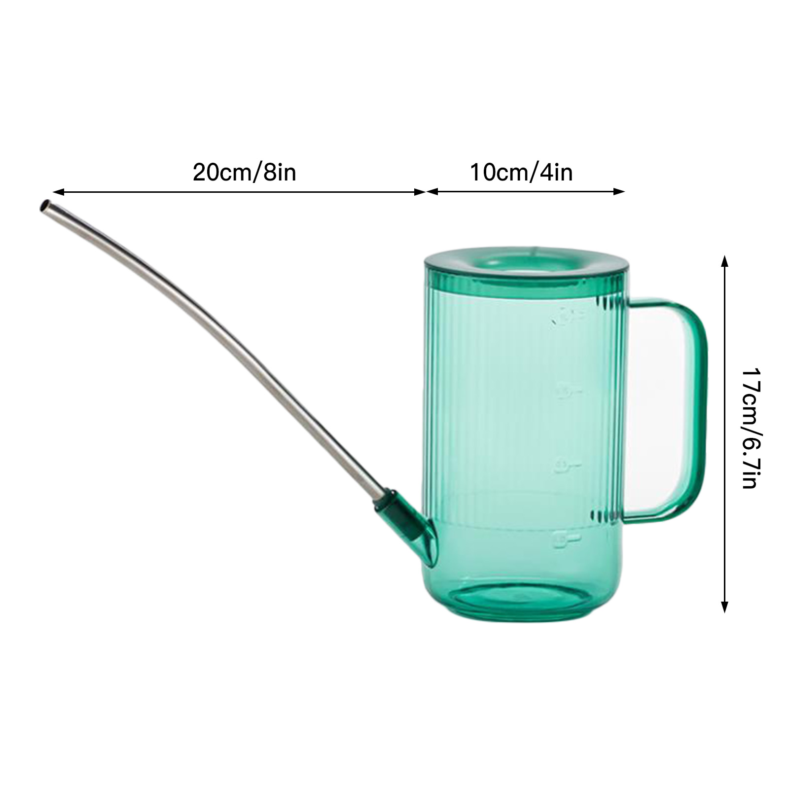 1-liter-gießkanne Mit Langem Ausguss Für Gartenarbeit, Pflanzensprüher, Gartenbehälter