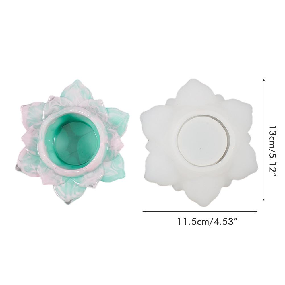 Silikonformen Für Blumen, Kerzenhalter Aus Harz, Diy-schmuckkästchen, Bonbonieren, Wohn- Und Tischdekorationen