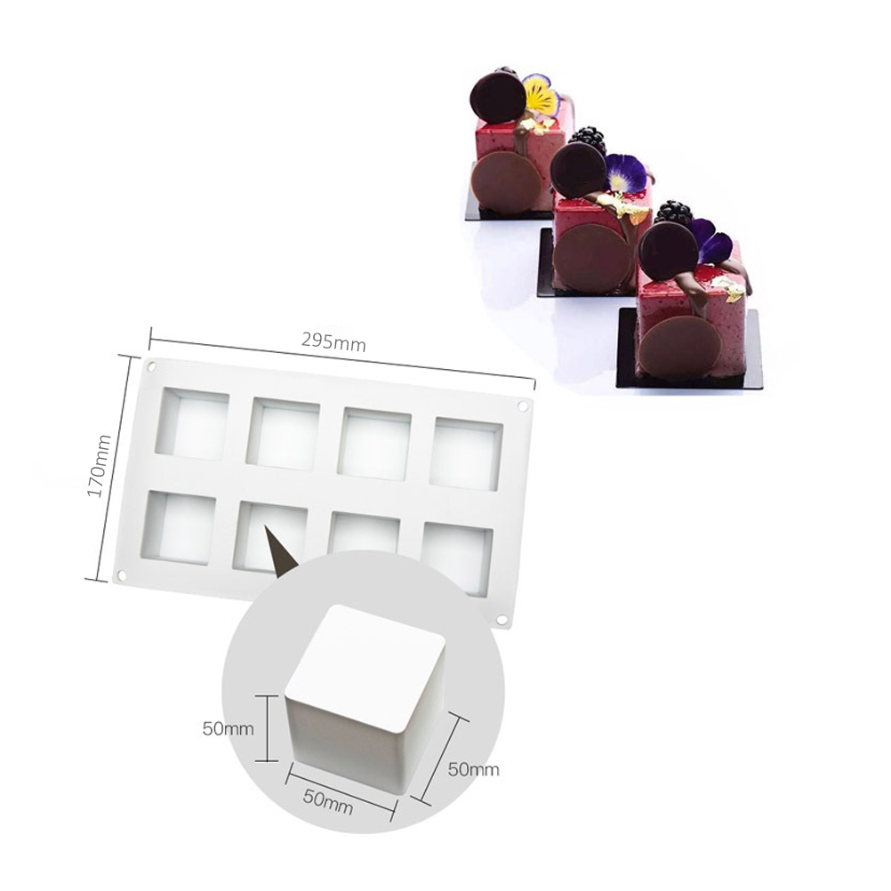 Silikonform Mit 8 Mulden, Antihaftbeschichtetes Backblech Für Kuchen
