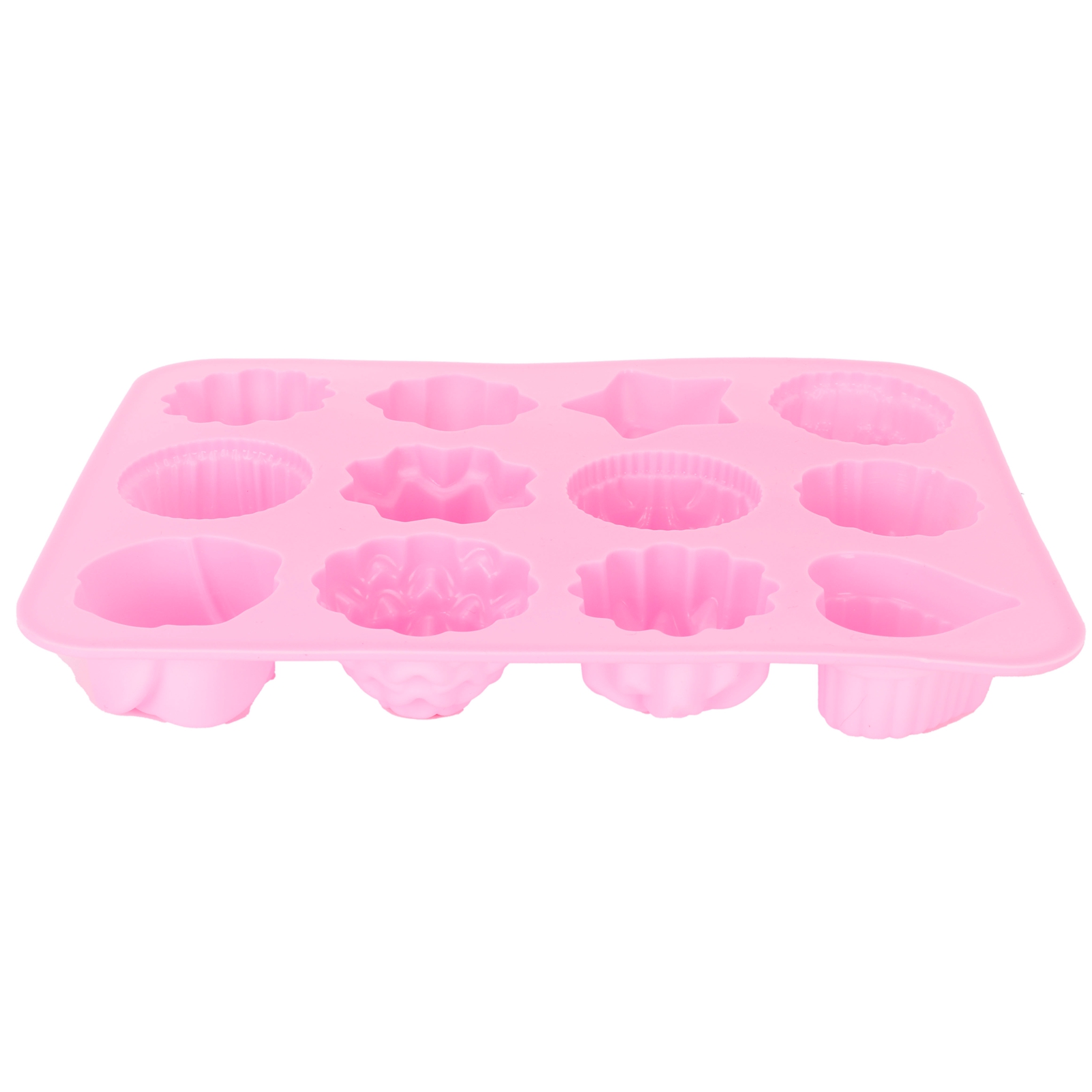 Silikonform Mit 12 Mulden Für Schokolade, Kuchen, Pudding Und Fondant – Diy-backform, Küchenzubehör