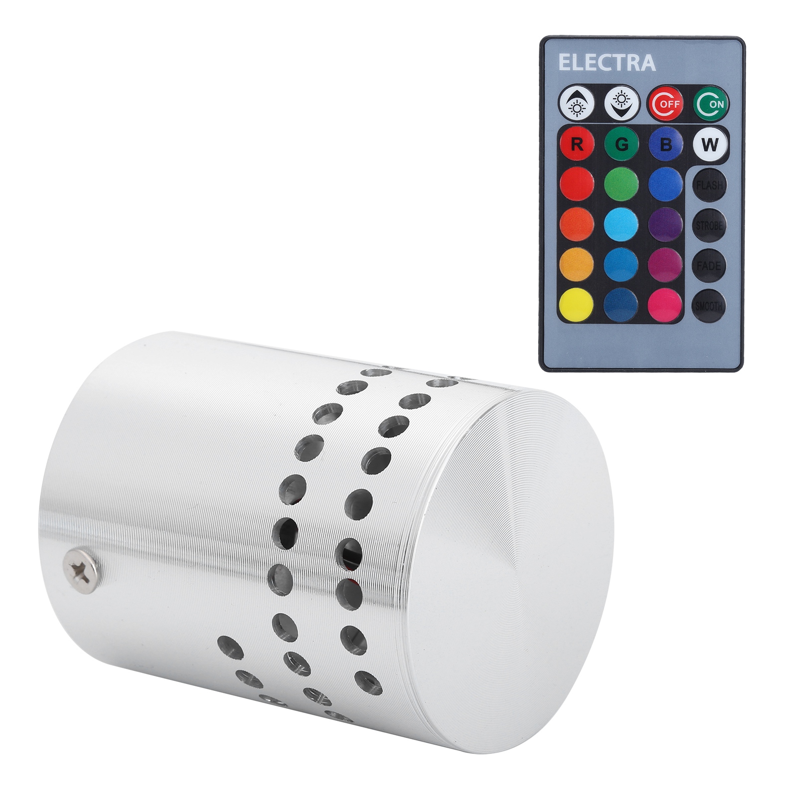 3-w-rgb-spiral-led-deckenleuchte, Kabellose Fernbedienung, Kabelgebundene Wandleuchte Mit Dimmer, Ac 85–265 V