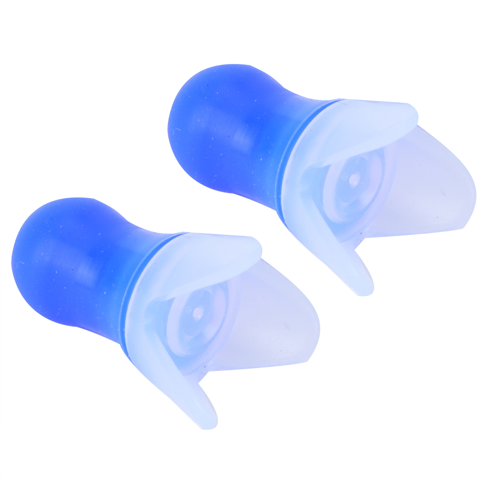 Wasserdichte Schwimm-ohrstöpsel, Fluglärmreduzierung, Blaues Silikon Mit Schwarzer Wasserdichter Flasche